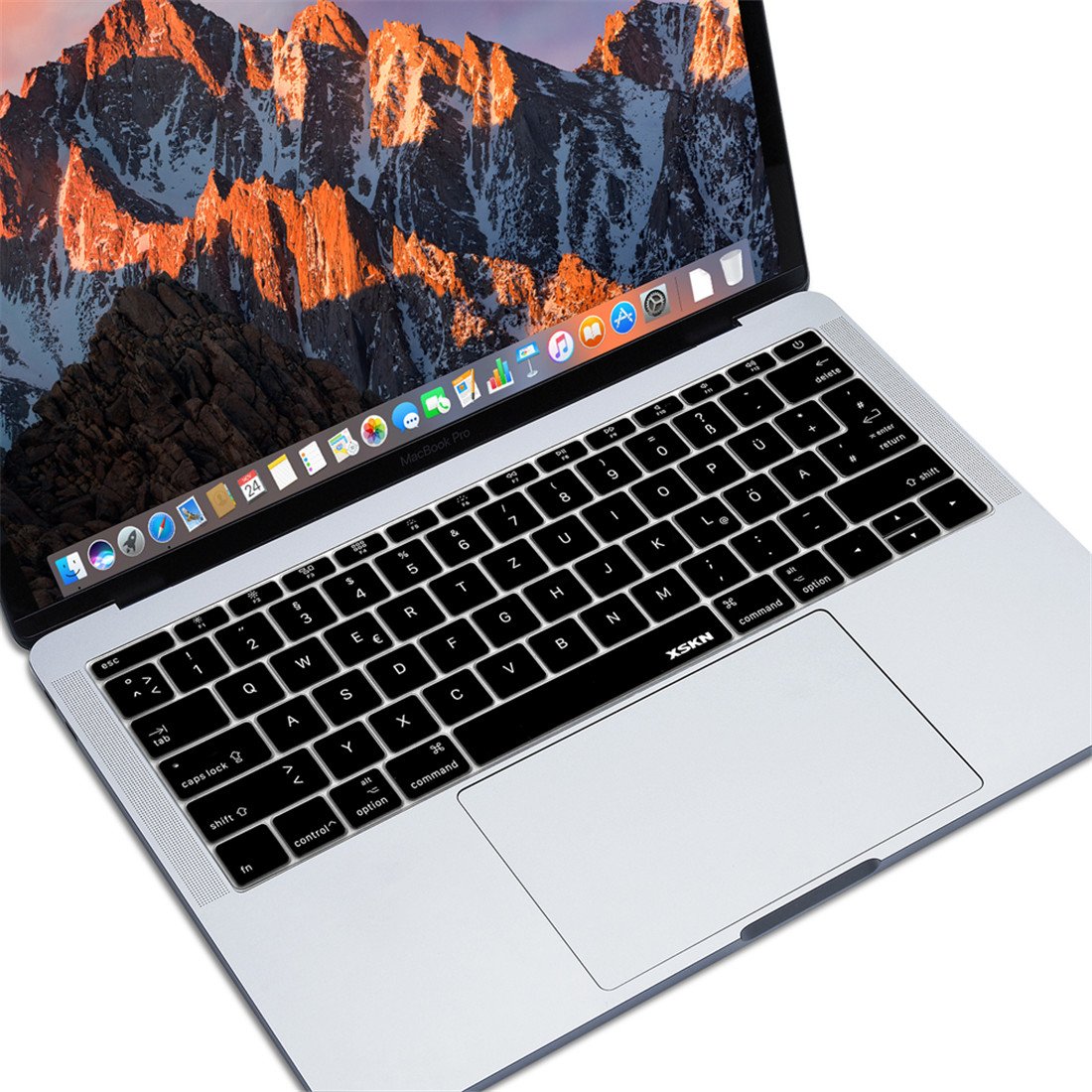 Amazon.com: XSKN German Silicone Keyboard Skin Cover for Flat Keys
